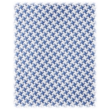 Viola Milano - Micro Cross Woven Silk Jacquard Tie - Light Blue/White - Handmade in Italy - Luxury Exclusive Collection