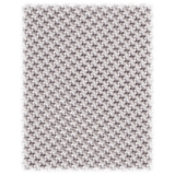 Viola Milano - Micro Cross Woven Silk Jacquard Tie - Silver/White - Handmade in Italy - Luxury Exclusive Collection