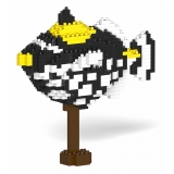 Jekca - Clown Triggerfish 01S - Lego - Sculpture - Construction - 4D - Brick Animals - Toys