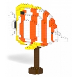 Jekca - Copper Banded Butterflyfish 01S - Lego - Scultura - Costruzione - 4D - Animali di Mattoncini - Toys