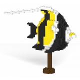 Jekca - Moorish Idol 01S - Lego - Scultura - Costruzione - 4D - Animali di Mattoncini - Toys