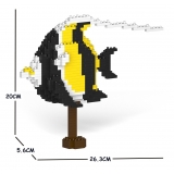 Jekca - Moorish Idol 01S - Lego - Scultura - Costruzione - 4D - Animali di Mattoncini - Toys