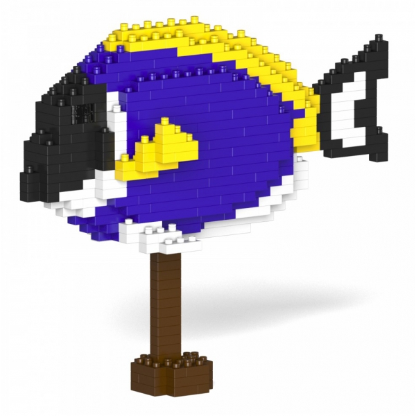 Jekca - Powder Blue Tang 01S - Lego - Scultura - Costruzione - 4D - Animali di Mattoncini - Toys