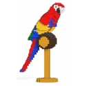 Jekca - Macaw 01S - Lego - Sculpture - Construction - 4D - Brick Animals - Toys