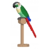 Jekca - Green Cheek Conure 01S-M02 - Lego - Sculpture - Construction - 4D - Brick Animals - Toys