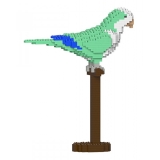 Jekca - Quaker Parrot 01S-M01 - Lego - Scultura - Costruzione - 4D - Animali di Mattoncini - Toys