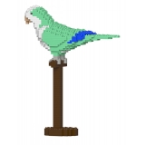Jekca - Quaker Parrot 01S-M01 - Lego - Sculpture - Construction - 4D - Brick Animals - Toys