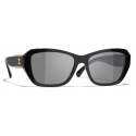 Chanel - Butterfly Sunglasses - Black - Chanel Eyewear