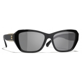 Chanel - Butterfly Sunglasses - Black - Chanel Eyewear