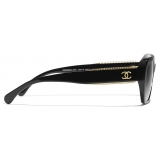 Chanel - Occhiali da Sole a Farfalla - Nero - Chanel Eyewear