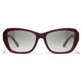 Chanel - Butterfly Sunglasses - Red Gray Gradient - Chanel Eyewear