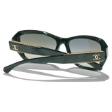 Chanel - Butterfly Sunglasses - Brown Gray Gradient - Chanel Eyewear -  Avvenice