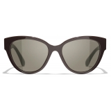 Chanel - Butterfly Sunglasses - Brown - Chanel Eyewear