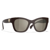 Chanel - Square Sunglasses - Brown - Chanel Eyewear