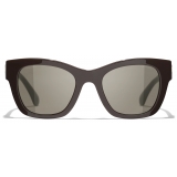 Chanel - Square Sunglasses - Brown - Chanel Eyewear