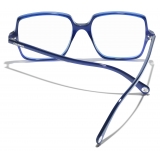 Chanel - Occhiali da Vista Quadrata - Blu - Chanel Eyewear