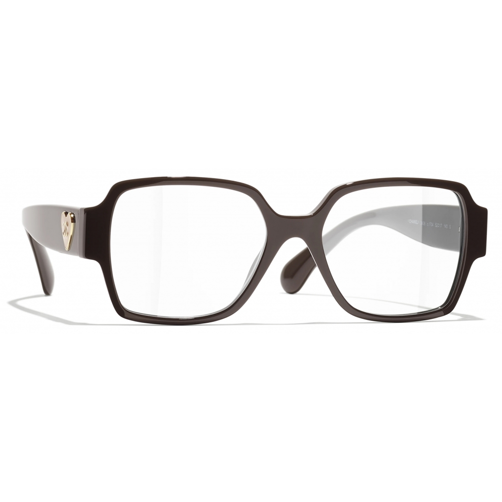 Chanel - Square Optical Glasses - Brown - Chanel Eyewear - Avvenice