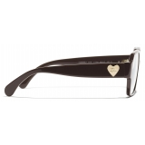 Chanel - Square Optical Glasses - Brown - Chanel Eyewear
