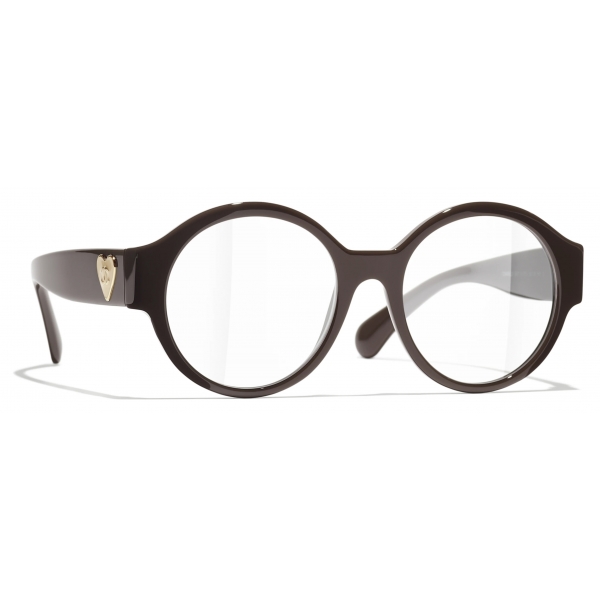 Chanel - Round Optical Glasses - Brown - Chanel Eyewear