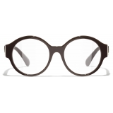 Chanel - Round Optical Glasses - Brown - Chanel Eyewear