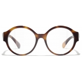 Chanel - Round Optical Glasses - Tortoise - Chanel Eyewear