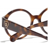 Chanel - Occhiali da Vista Rotondi - Tartaruga - Chanel Eyewear