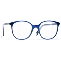 Chanel - Occhiali da Vista Pantos - Blu - Chanel Eyewear