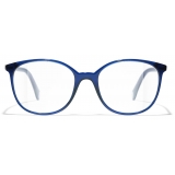 Chanel - Occhiali da Vista Pantos - Blu - Chanel Eyewear