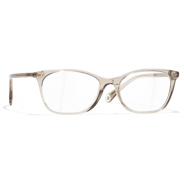 Chanel - Rectangular Optical Glasses - Taupe - Chanel Eyewear