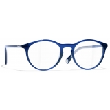 Chanel - Occhiali da Vista Pantos - Blu - Chanel Eyewear