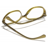 Chanel - Occhiali da Vista Quadrata - Oliva - Chanel Eyewear