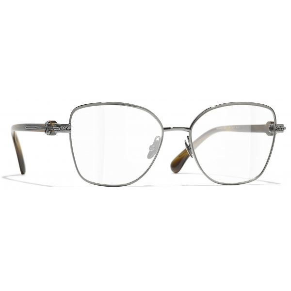 Chanel - Butterfly Optical Glasses - Silver Tortoise - Chanel Eyewear
