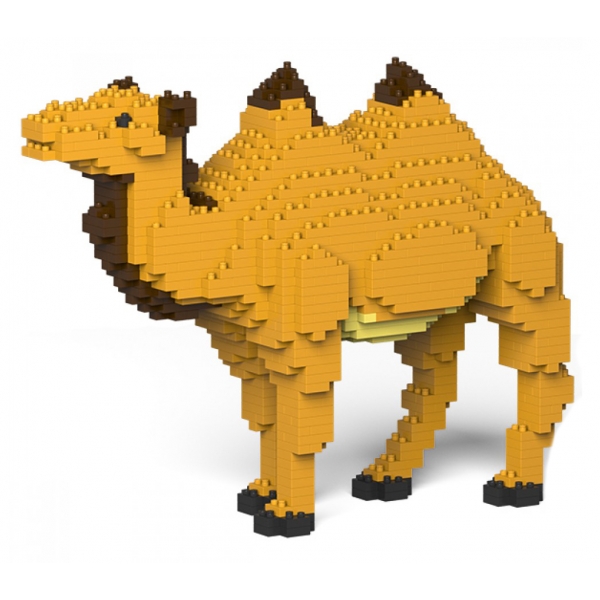 Jekca - Camel 01S - Lego - Sculpture - Construction - 4D - Brick Animals - Toys