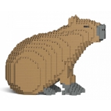 Jekca - Capybara 01S - Lego - Scultura - Costruzione - 4D - Animali di Mattoncini - Toys