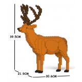 Jekca - Deer 01S - Lego - Sculpture - Construction - 4D - Brick Animals - Toys