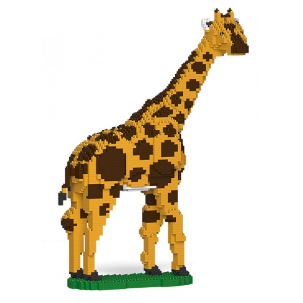 Jekca - Giraffe 01S - Lego - Sculpture - Construction - 4D - Brick Animals - Toys