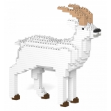 Jekca - Goat 01S - Lego - Sculpture - Construction - 4D - Brick Animals - Toys