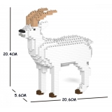 Jekca - Goat 01S - Lego - Scultura - Costruzione - 4D - Animali di Mattoncini - Toys