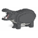 Jekca - Hippo 01S - Lego - Sculpture - Construction - 4D - Brick Animals - Toys