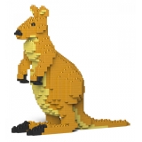 Jekca - Kangaroo 01S - Lego - Sculpture - Construction - 4D - Brick Animals - Toys