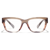 Chanel - Rectangular Optical Glasses - Brown Orange - Chanel Eyewear