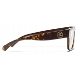 Chanel - Rectangular Optical Glasses - Dark Tortoise - Chanel Eyewear