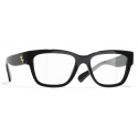 Chanel - Rectangular Optical Glasses - Black - Chanel Eyewear