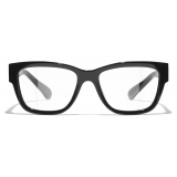 Chanel - Rectangular Optical Glasses - Black - Chanel Eyewear