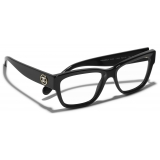 Chanel - Occhiali da Vista Rettangolari - Nero - Chanel Eyewear