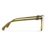 Chanel - Cat-Eye Optical Glasses - Olive - Chanel Eyewear