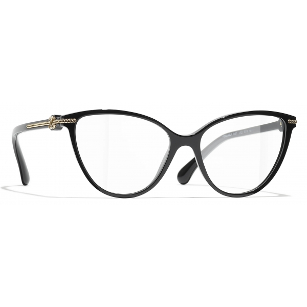 Chanel - Cat-Eye Optical Glasses - Black - Chanel Eyewear