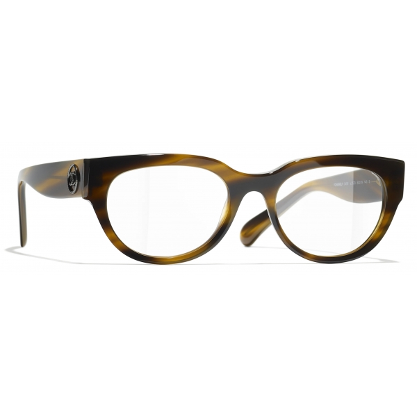 Chanel - Rectangular Optical Glasses - Tortoise - Chanel Eyewear