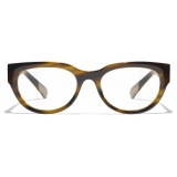 Chanel - Rectangular Optical Glasses - Tortoise - Chanel Eyewear