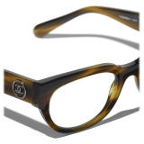 Chanel - Rectangular Optical Glasses - Tortoise - Chanel Eyewear